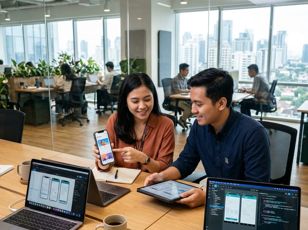 Pengembangan Aplikasi Mobile (iOS & Android)